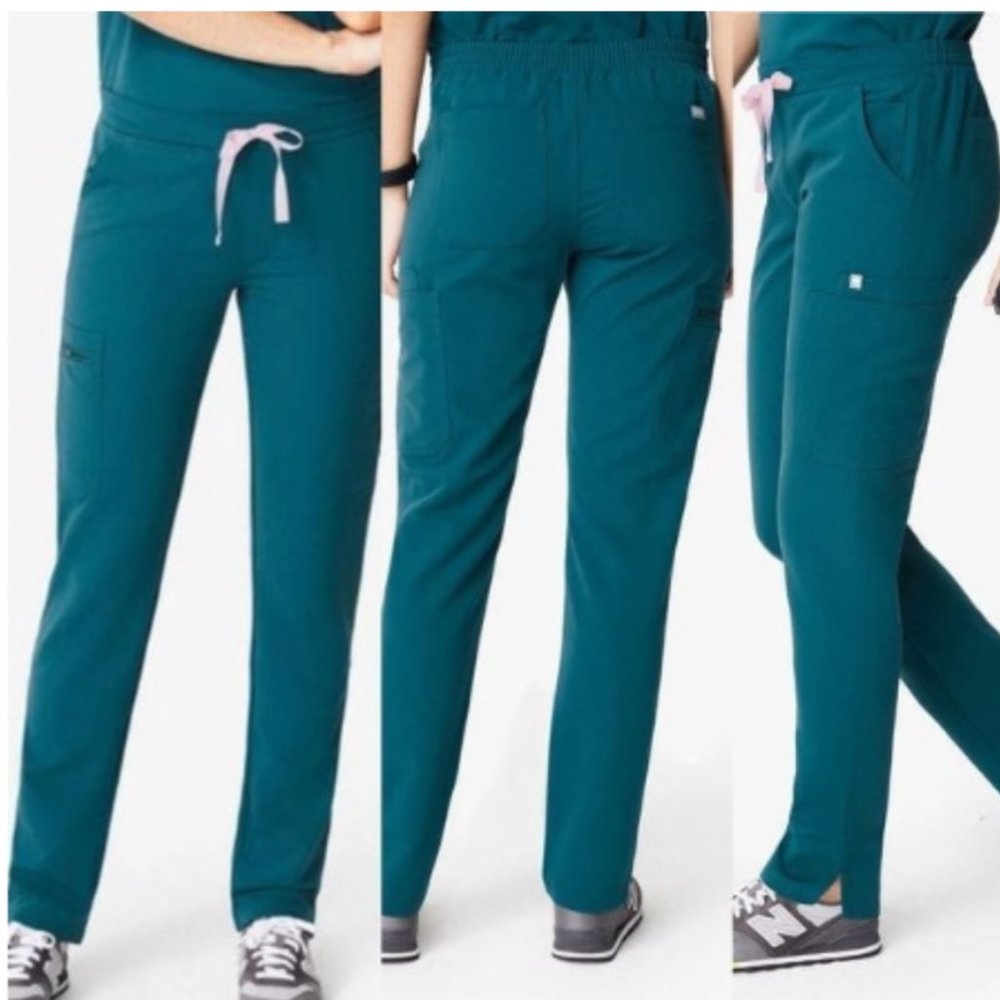 Figs Limited Edition Caribbean Blue Yola Pants Size M